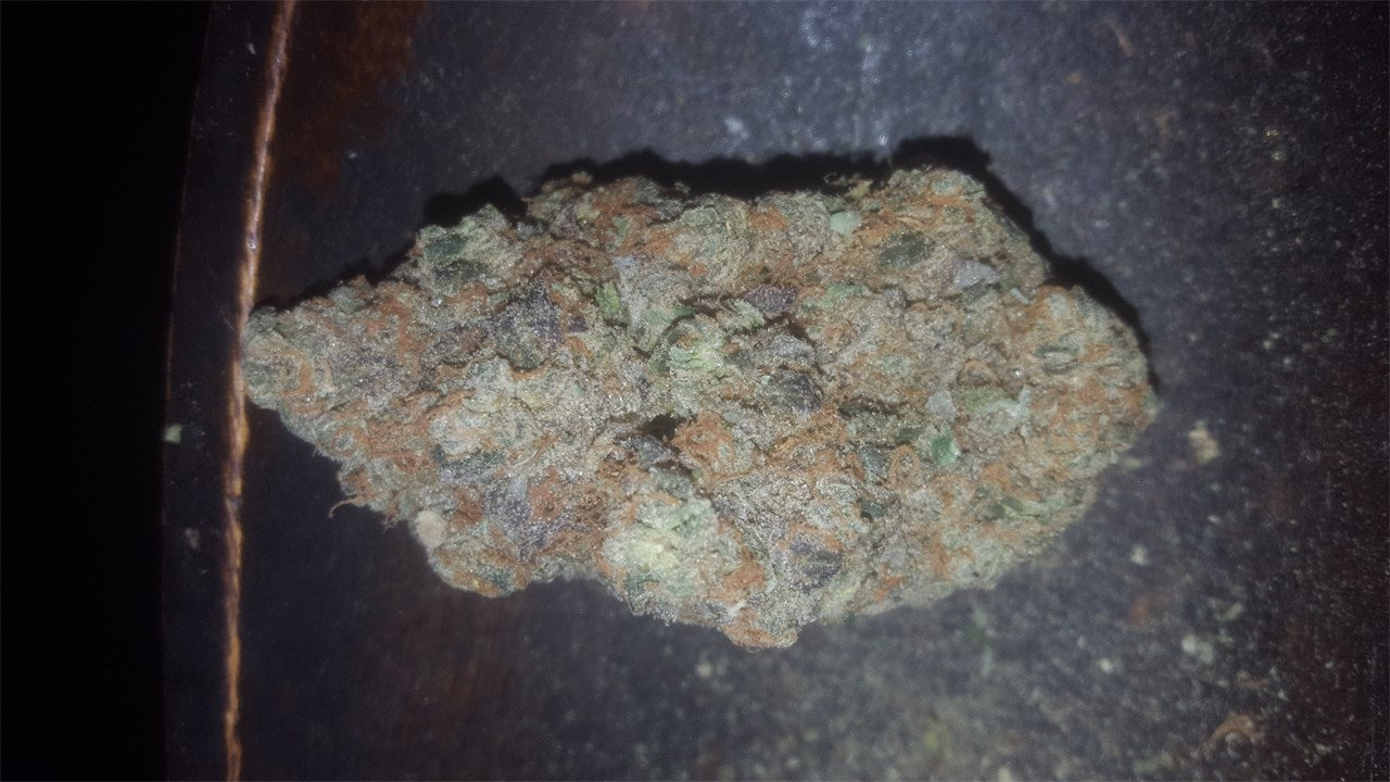 Alpha Blue marijuana strain flower with blueberry and berry flavor and energetic / uplifted effects - Rare Harvest sativa