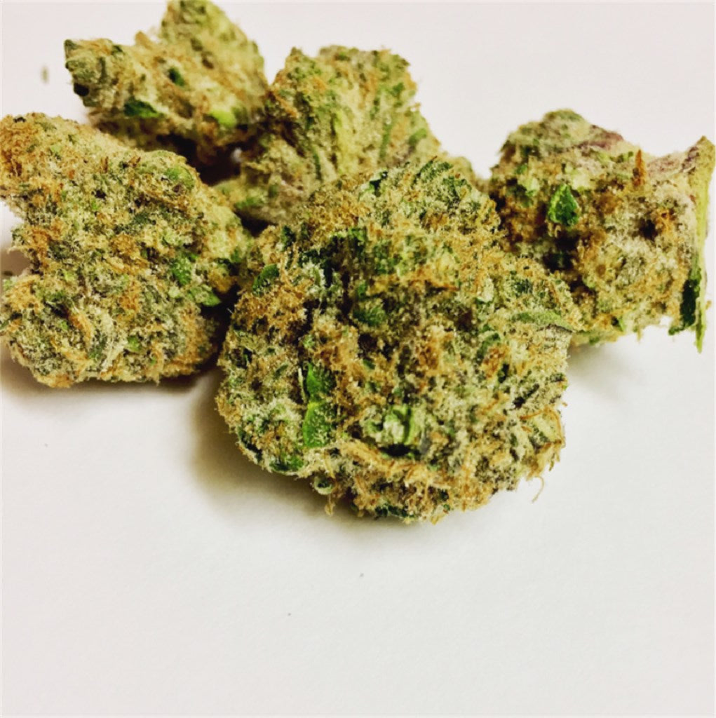 Biochem marijuana strain flower with chemical and diesel flavor and sleepy / tingly effects - Rare Harvest indica