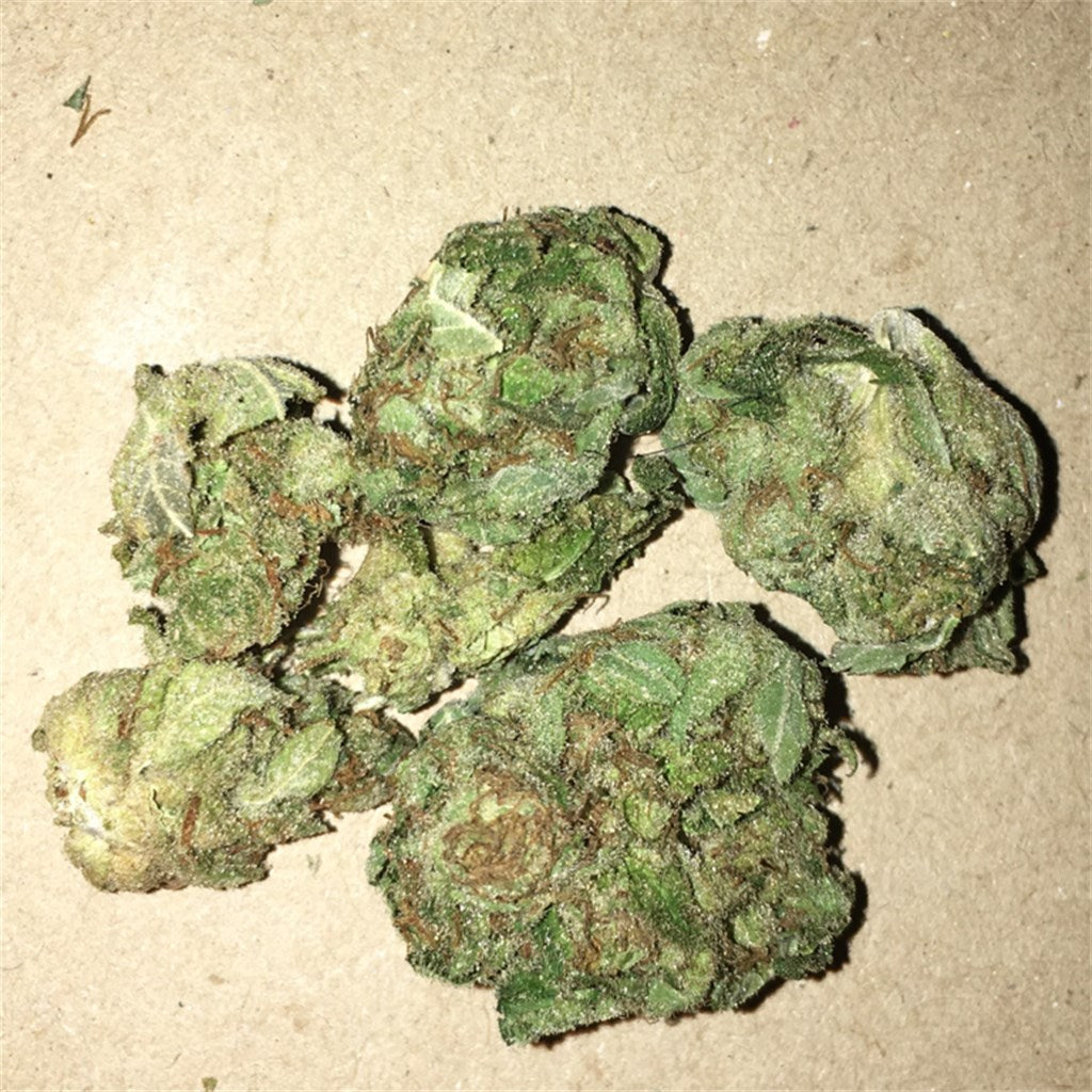 Blue Rhino marijuana strain flower with blueberry and berry flavor and sleepy / relaxed effects - Rare Harvest hybrid