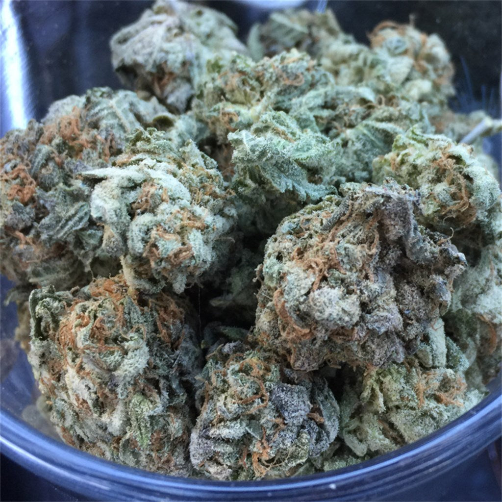 Cookie Dough marijuana strain flower with earthy and sweet flavor and relaxed / hungry effects - Rare Harvest hybrid