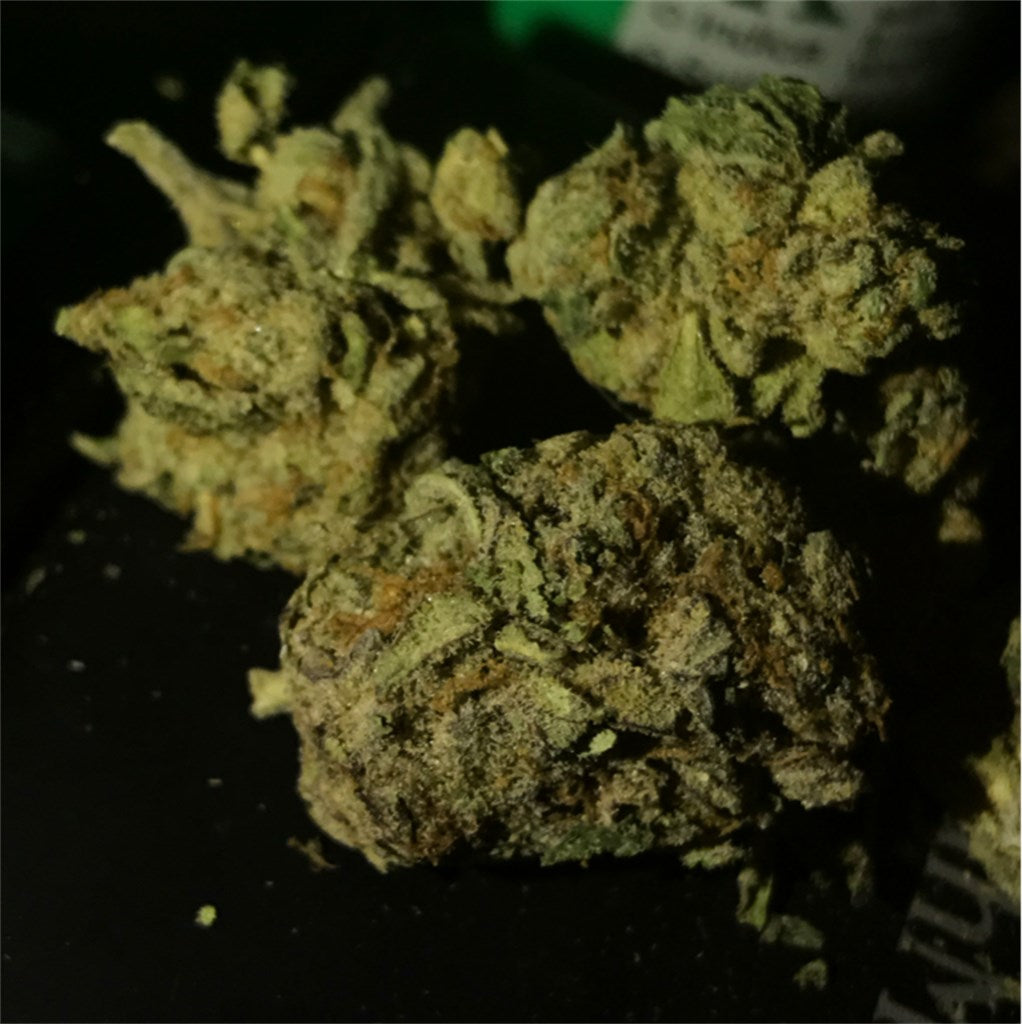 Cookie Monster marijuana strain flower with butter and sweet flavor and relaxed / sleepy effects - Rare Harvest indica