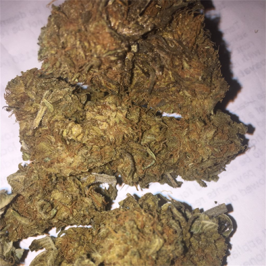 Darkside OG marijuana strain flower with pungent and earthy flavor and sleepy / euphoric effects - Rare Harvest indica