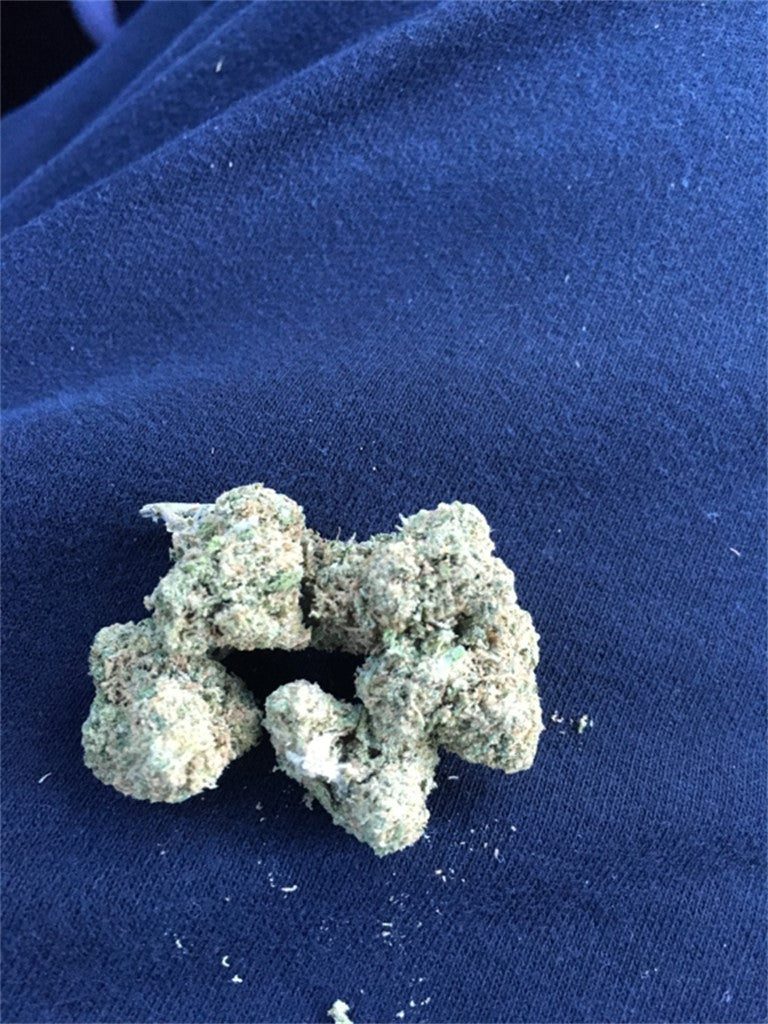 Fruitylicious marijuana strain flower with blueberry and sweet flavor and happy / uplifted effects - Rare Harvest indica