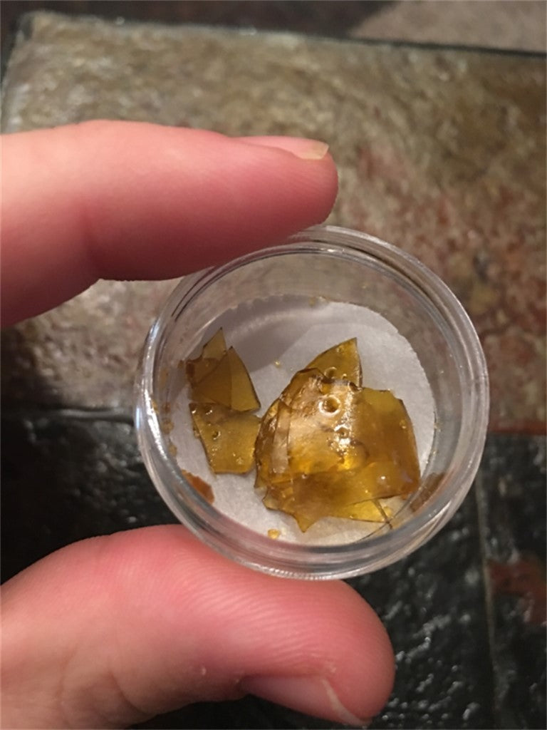 Golden Panda marijuana strain flower with pineapple and mango flavor and creative / happy effects - Rare Harvest hybrid