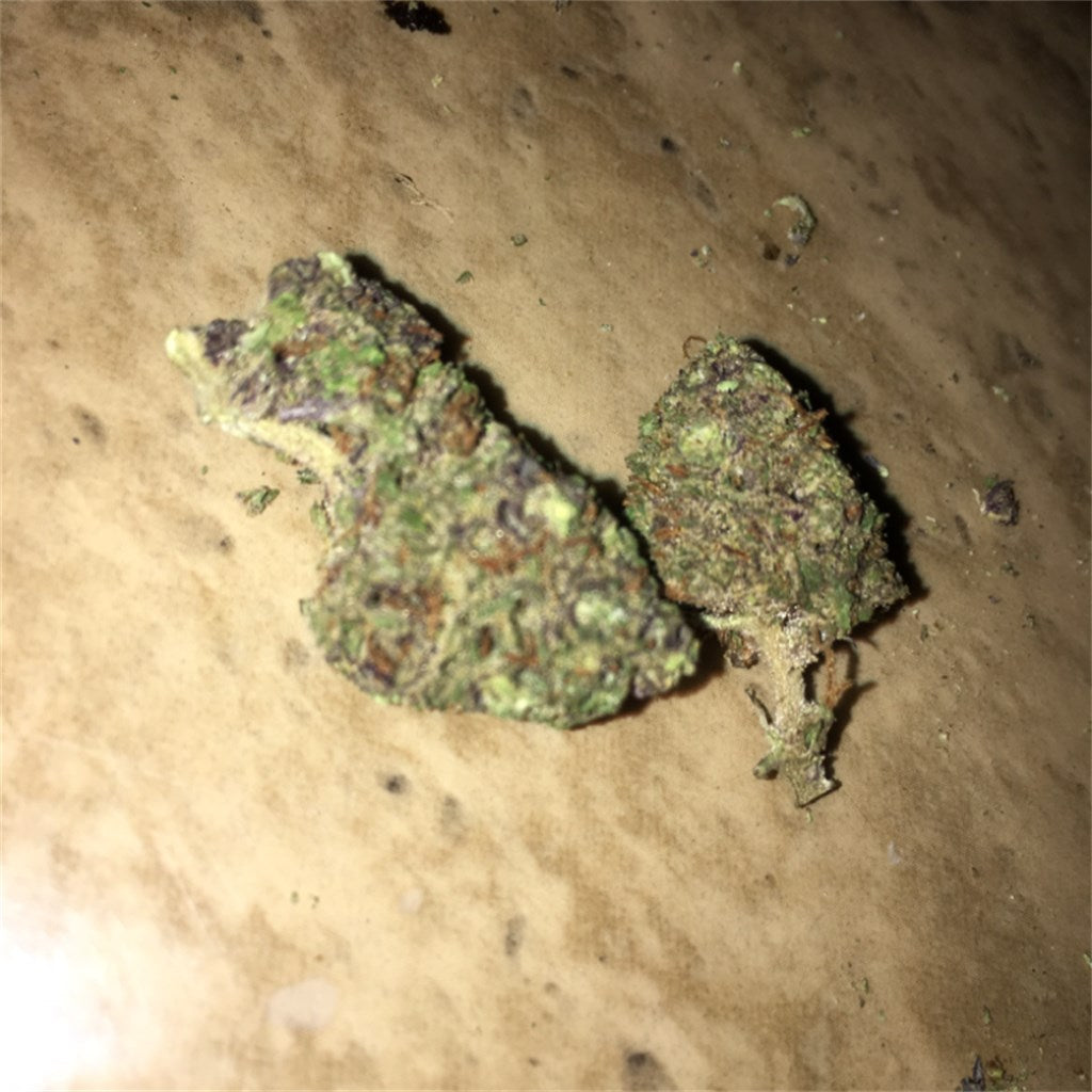 Grape Drink marijuana strain flower with grape and blueberry flavor and giggly / happy effects - Rare Harvest indica