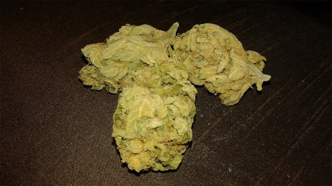 Hawaiian Delight marijuana strain flower with sweet and pungent flavor and energetic / creative effects - Rare Harvest indica