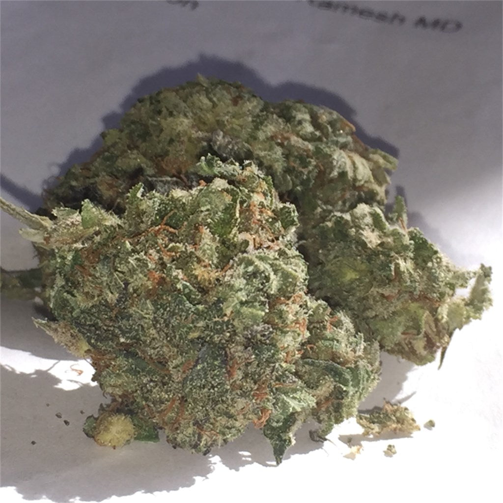 Hawaiian Punch marijuana strain flower with tropical and pear flavor and uplifted / happy effects - Rare Harvest sativa