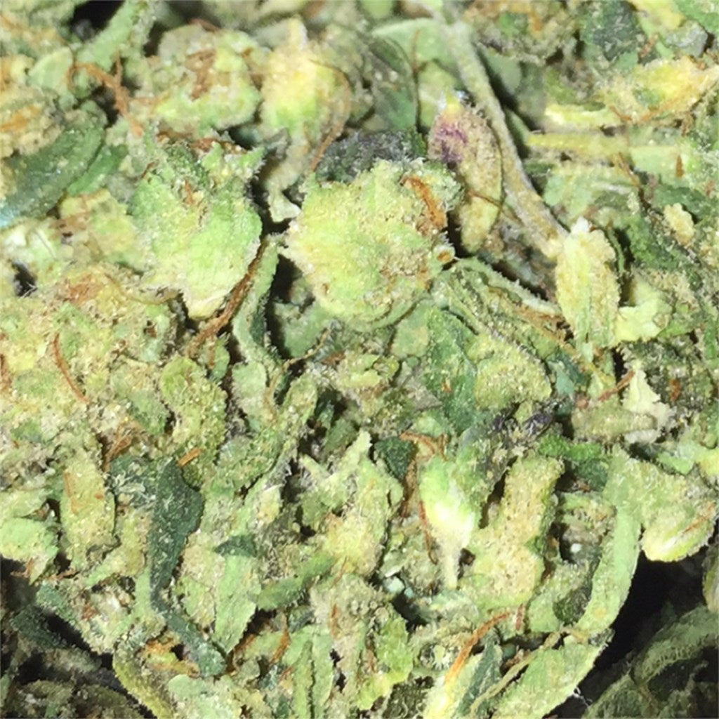Herijuana marijuana strain flower with earthy and spicy/herbal flavor and sleepy / tingly effects - Rare Harvest indica