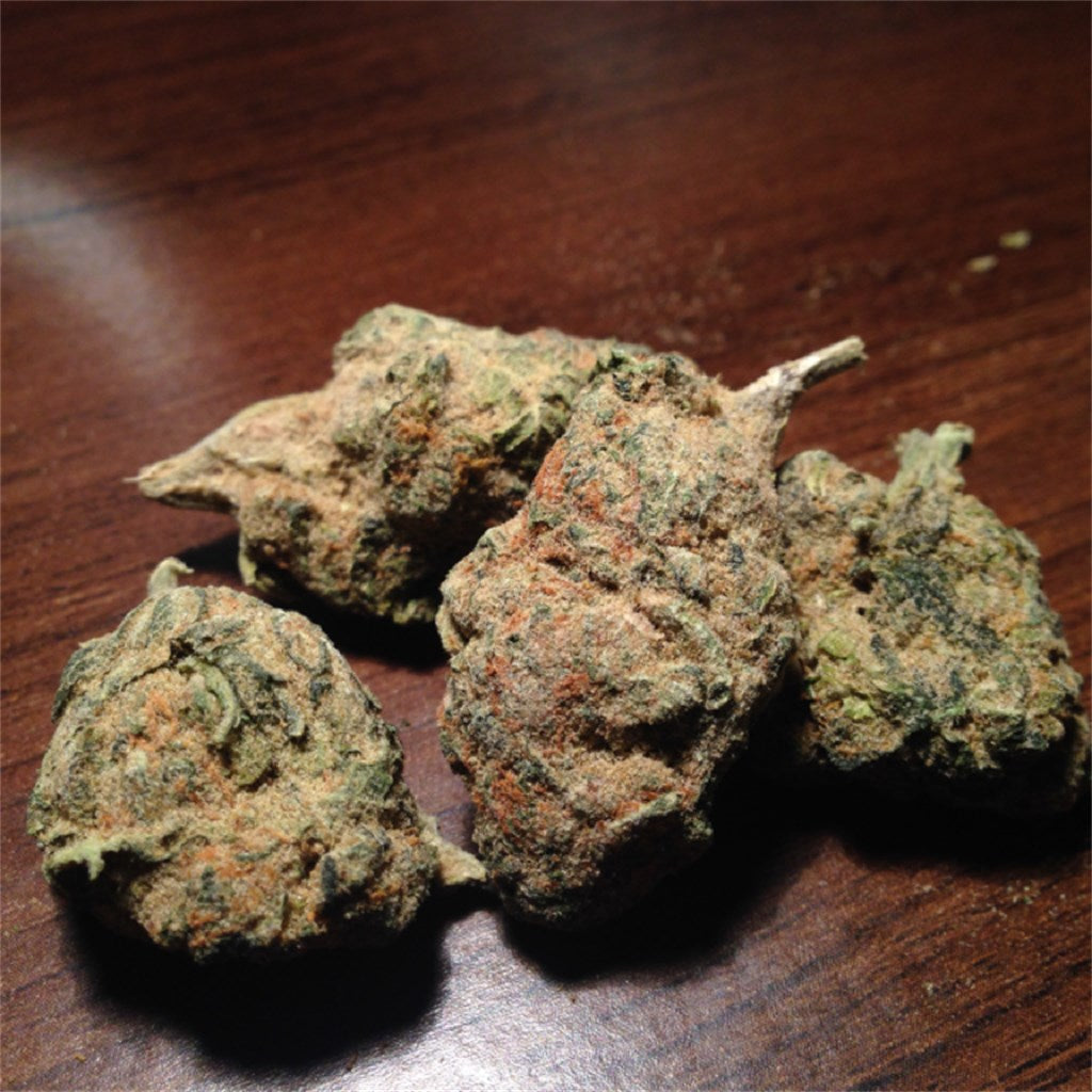 Jamaican marijuana strain flower with earthy and coffee flavor and giggly / creative effects - Rare Harvest sativa