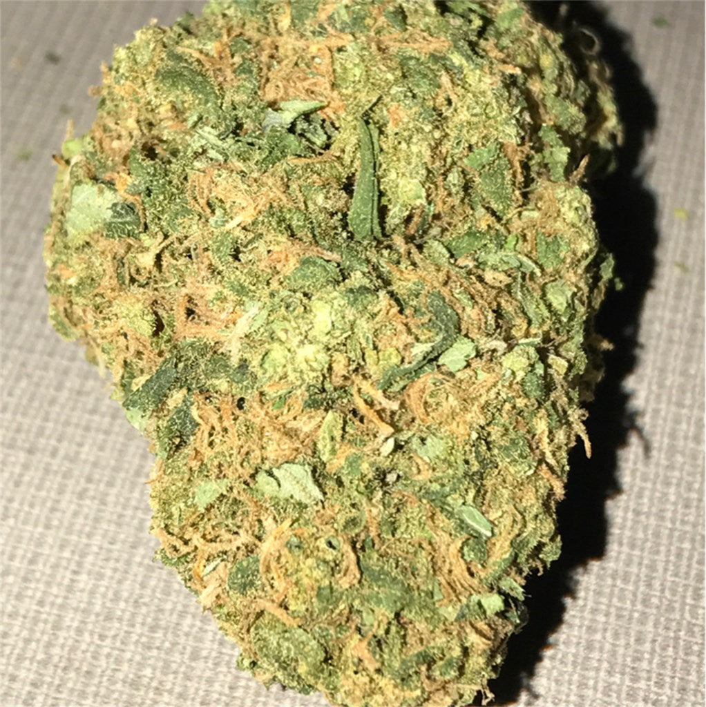 Jupiter OG marijuana strain flower with pungent and lime flavor and sleepy / relaxed effects - Rare Harvest indica