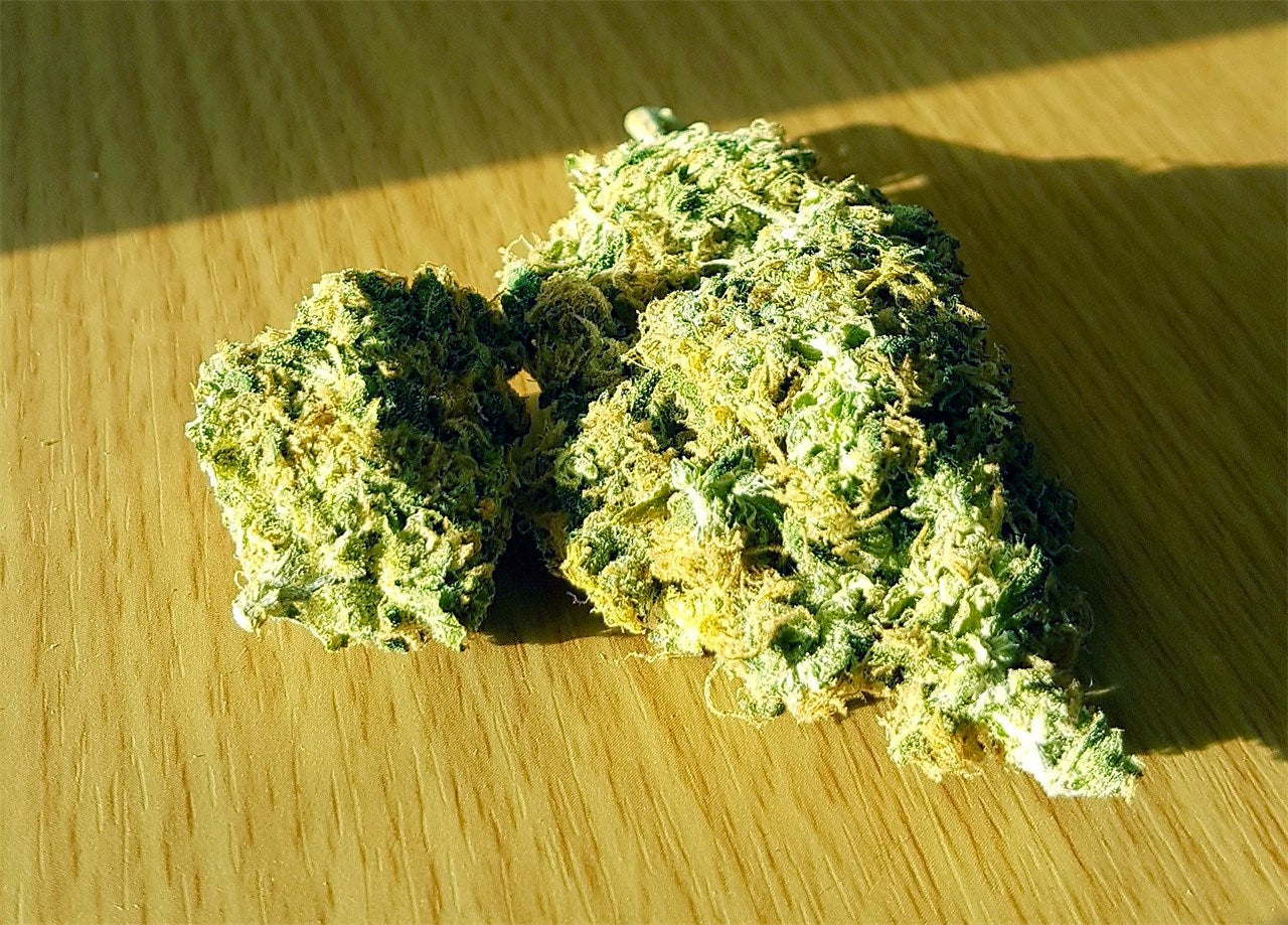 La Niña marijuana strain flower with diesel and sweet flavor and energetic / creative effects - Rare Harvest sativa