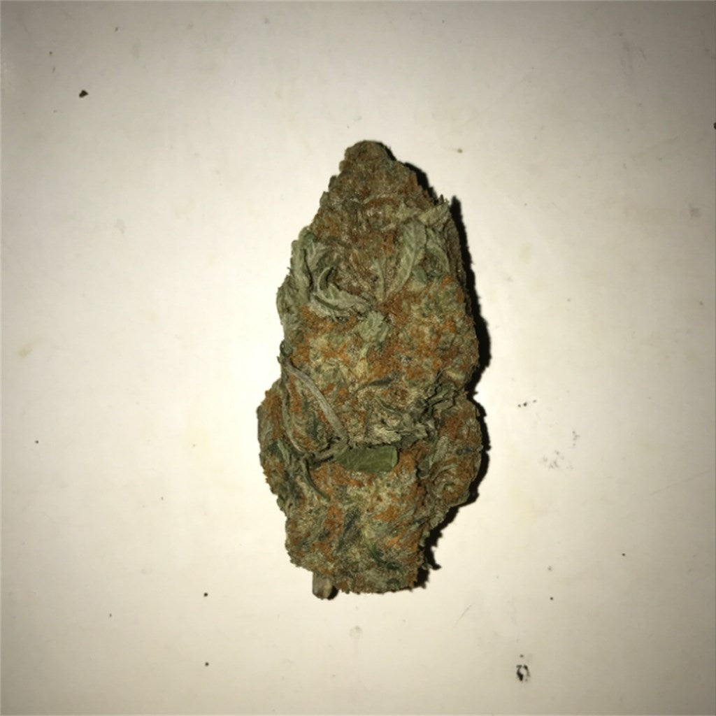 Mango Tango marijuana strain flower with mango and peach flavor and aroused / giggly effects - Rare Harvest hybrid