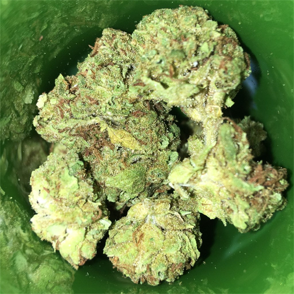 Melon Gum marijuana strain flower with lavender and flowery flavor and focused / relaxed effects - Rare Harvest hybrid