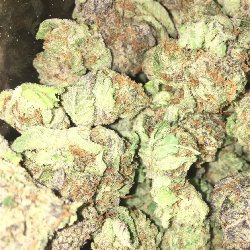 Monkey Paw marijuana strain flower with skunk and citrus flavor and energetic / creative effects - Rare Harvest hybrid