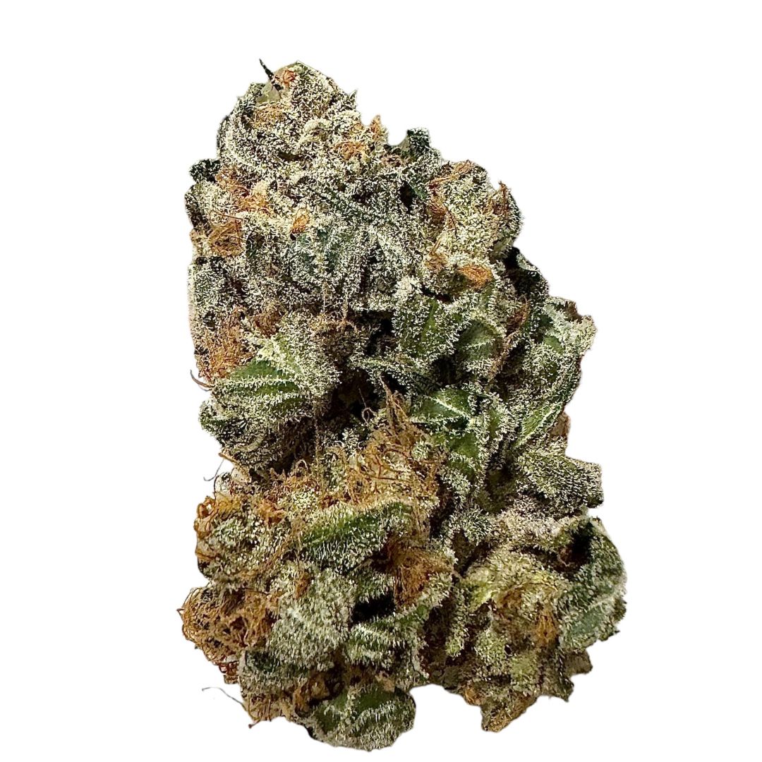 Rainbow Dash marijuana strain flower with strawberry and apple flavor and creative / talkative effects - Rare Harvest hybrid