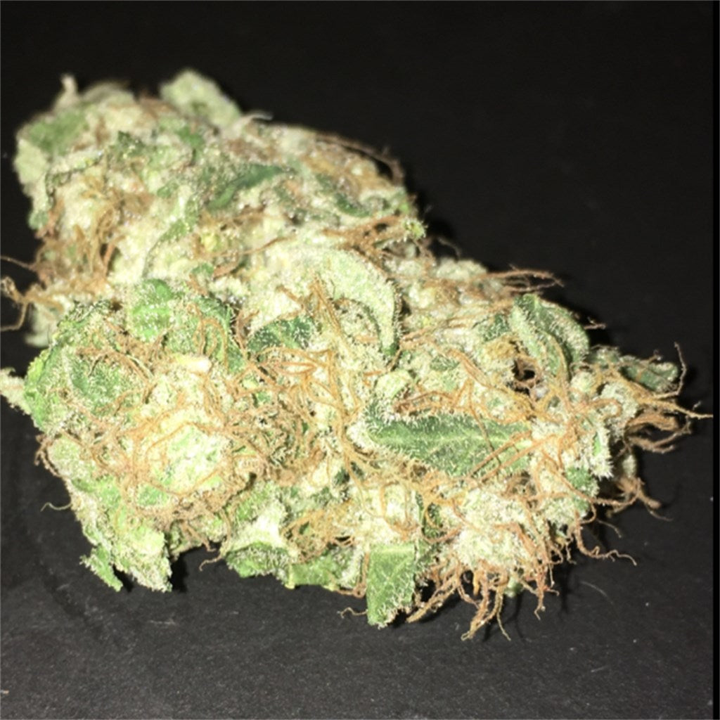Opium marijuana strain flower with earthy and diesel flavor and euphoric / energetic effects - Rare Harvest hybrid