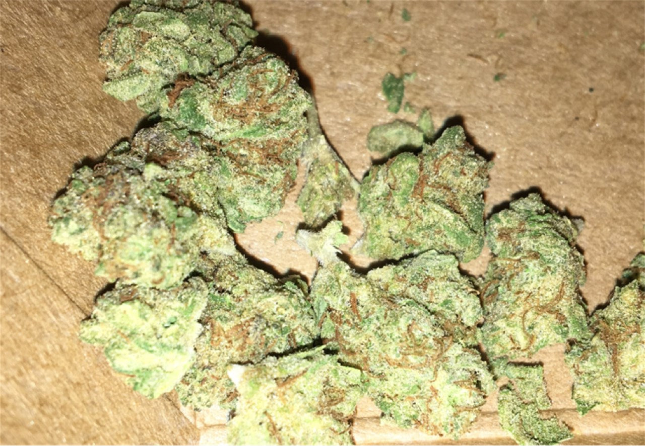 Pineapple Chunk marijuana strain flower with cheese and pineapple flavor and tingly / relaxed effects - Rare Harvest hybrid