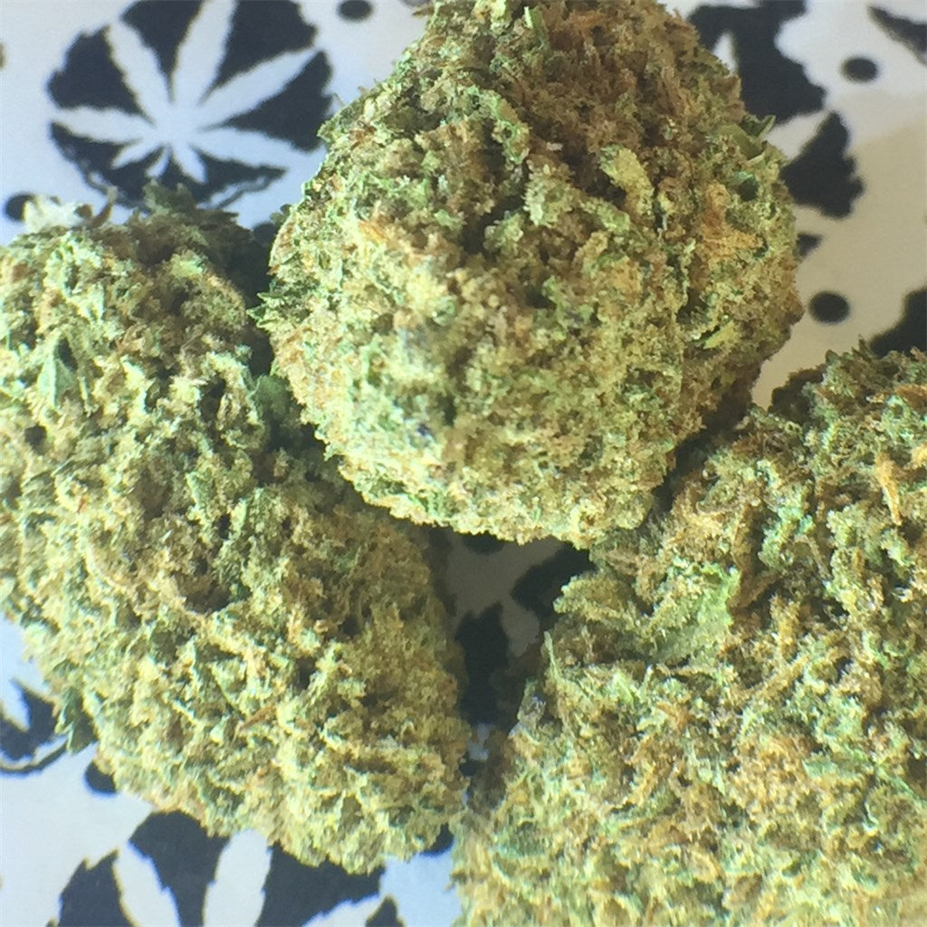 Purple Wreck marijuana strain flower with grape and sweet flavor and sleepy / relaxed effects - Rare Harvest indica