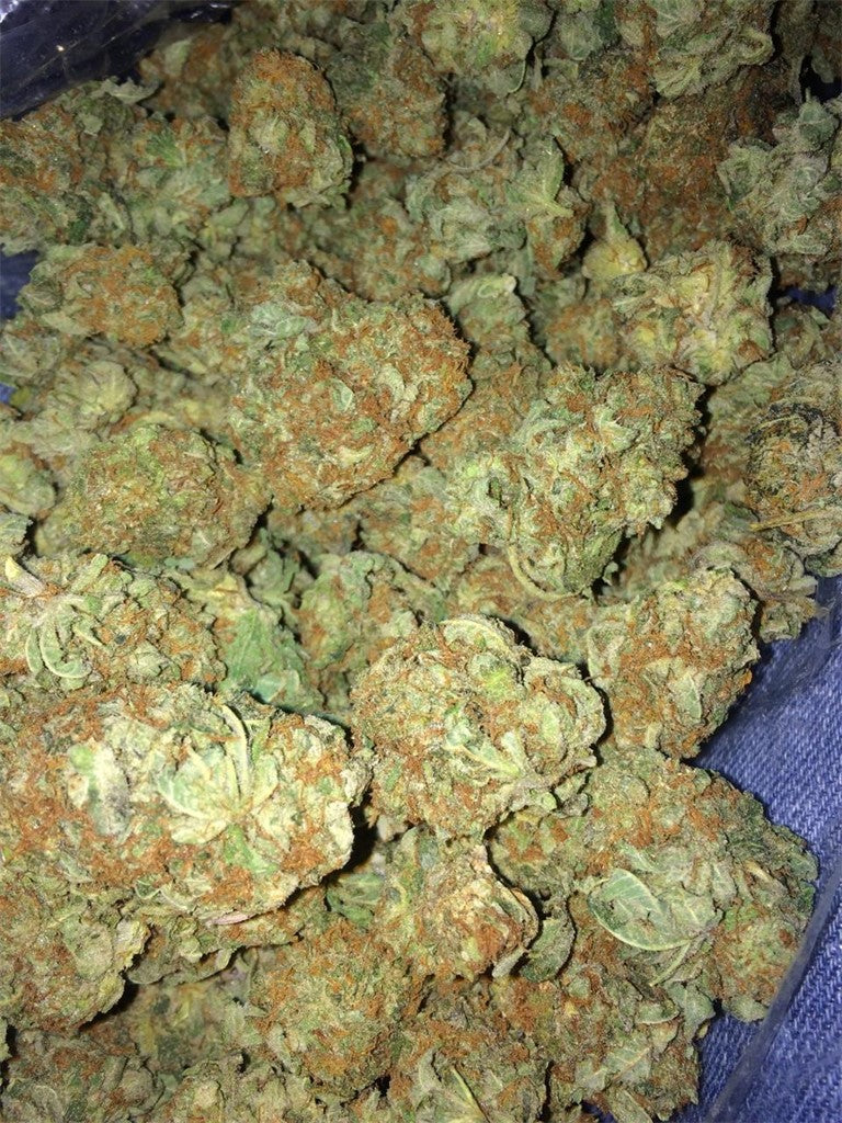 Red Dwarf marijuana strain flower with skunk and rose flavor and sleepy / euphoric effects - Rare Harvest indica