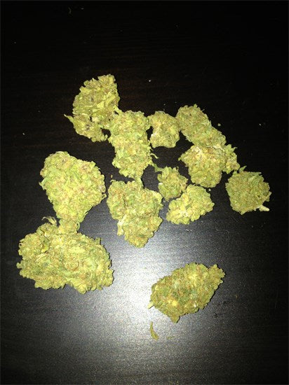 Romping Goddess marijuana strain flower with pine and tree fruit flavor and energetic / creative effects - Rare Harvest hybrid