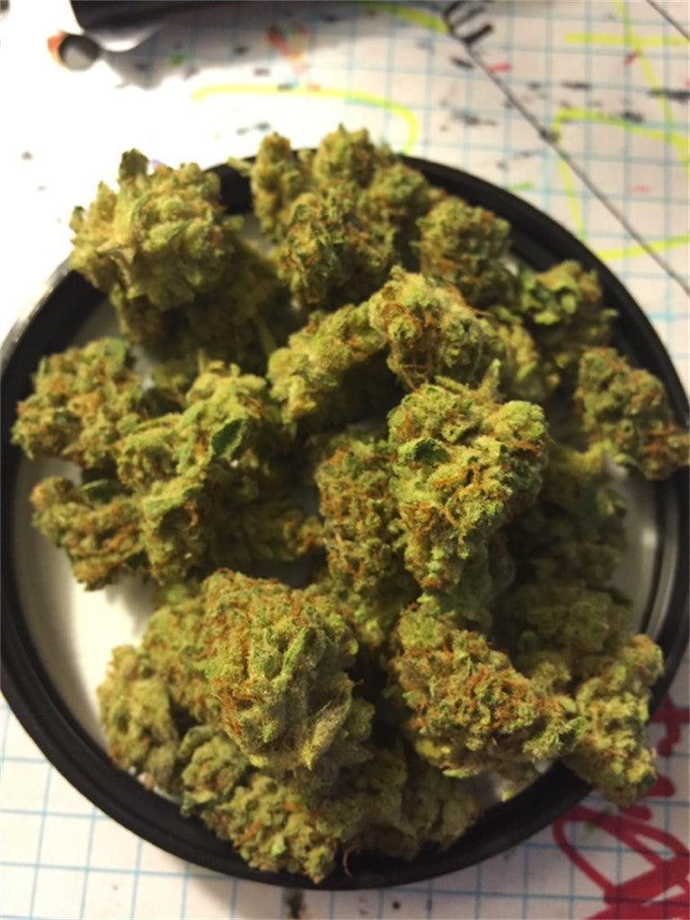 Rubicon marijuana strain flower with flowery and blueberry flavor and relaxed / happy effects - Rare Harvest hybrid