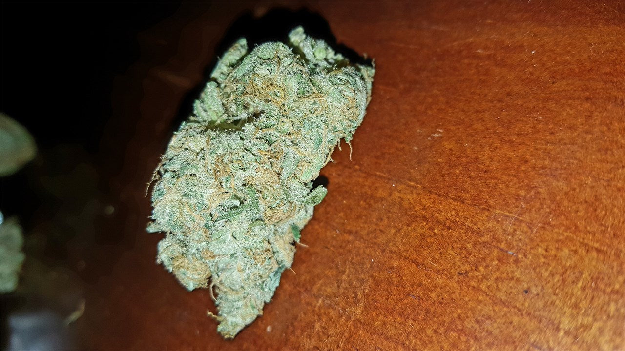 Sequoia Strawberry marijuana strain flower with strawberry and berry flavor and energetic / uplifted effects - Rare Harvest sativa