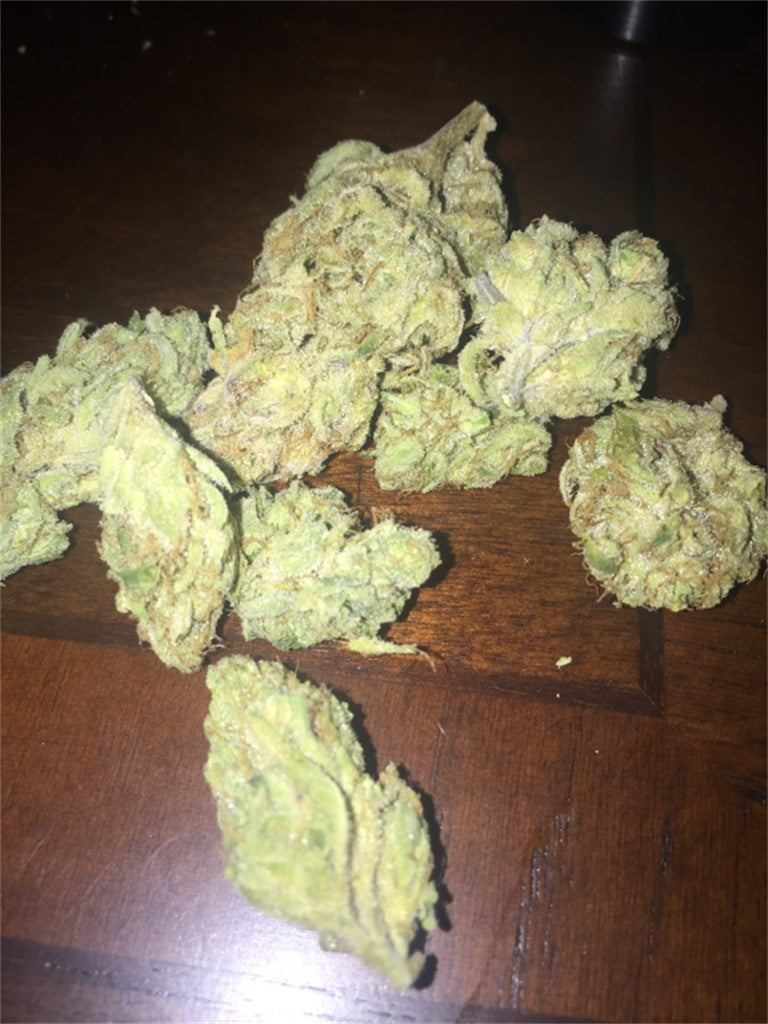 Snow Lotus marijuana strain flower with chemical and ammonia flavor and creative / euphoric effects - Rare Harvest hybrid