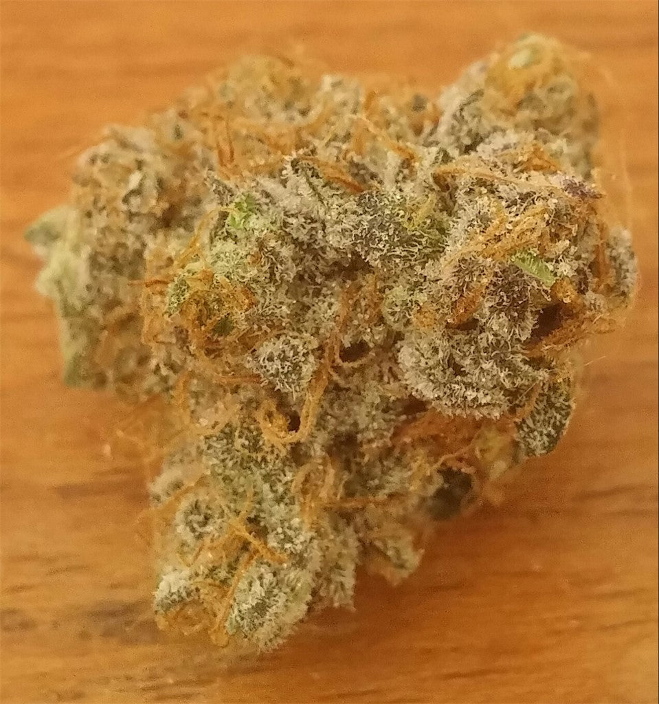 Soul Assassin OG marijuana strain flower with diesel and lemon flavor and relaxed / euphoric effects - Rare Harvest hybrid