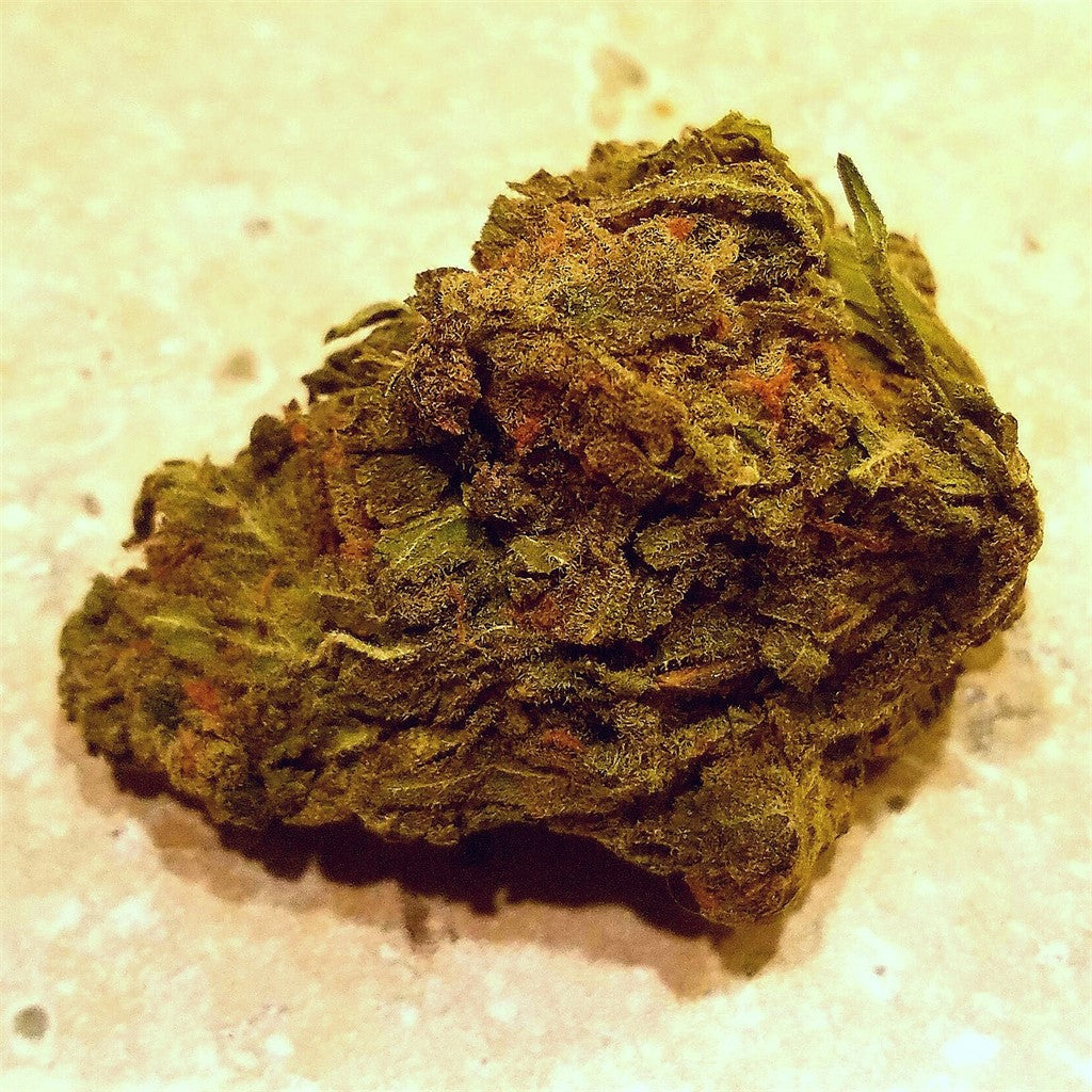 Ape Diesel marijuana strain flower with diesel and blueberry flavor and energetic / hungry effects - Rare Harvest indica