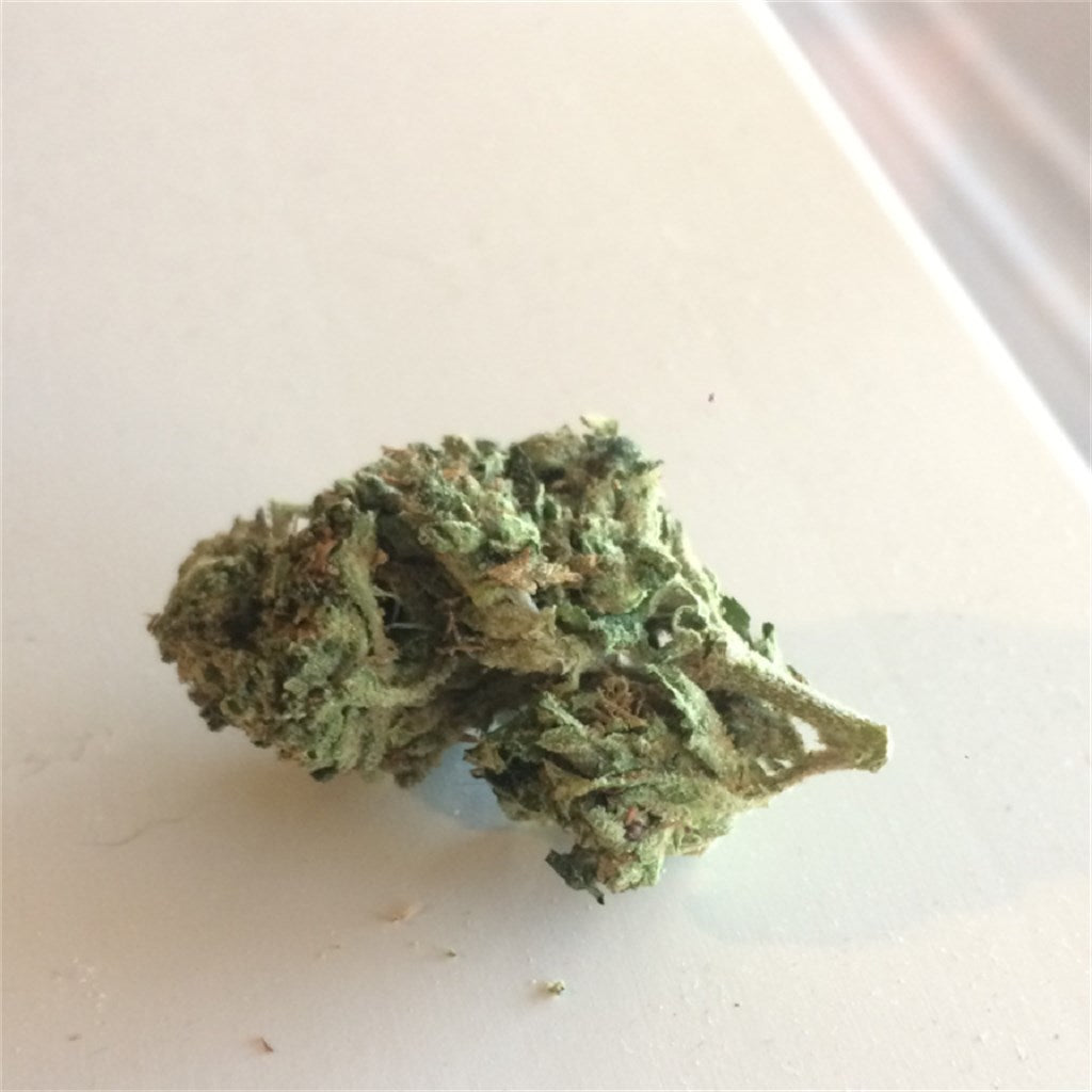 Sour OG marijuana strain flower with diesel and pungent flavor and relaxed / happy effects - Rare Harvest hybrid