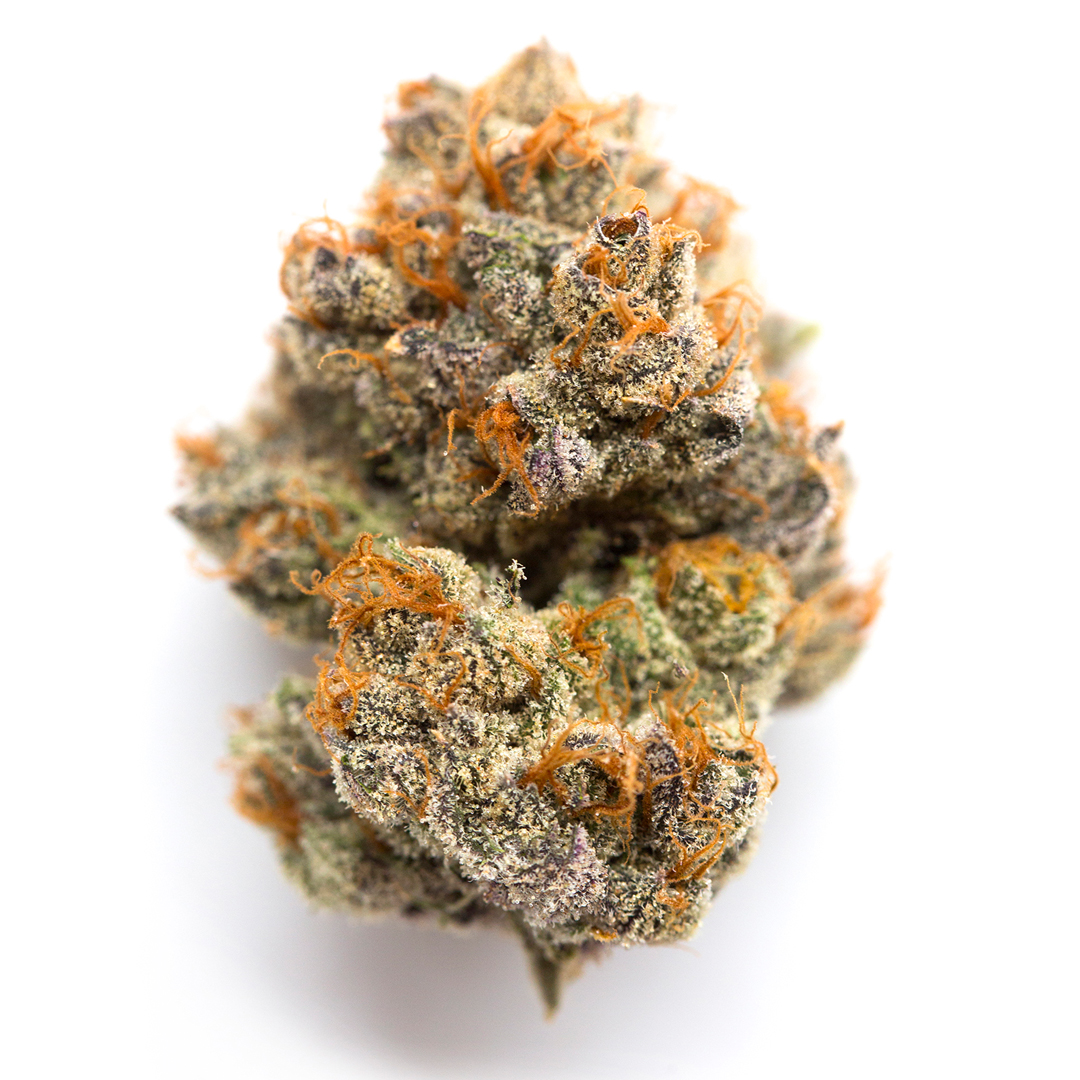 White Nerds marijuana strain flower with diesel and grape flavor and uplifted / happy effects - Rare Harvest hybrid