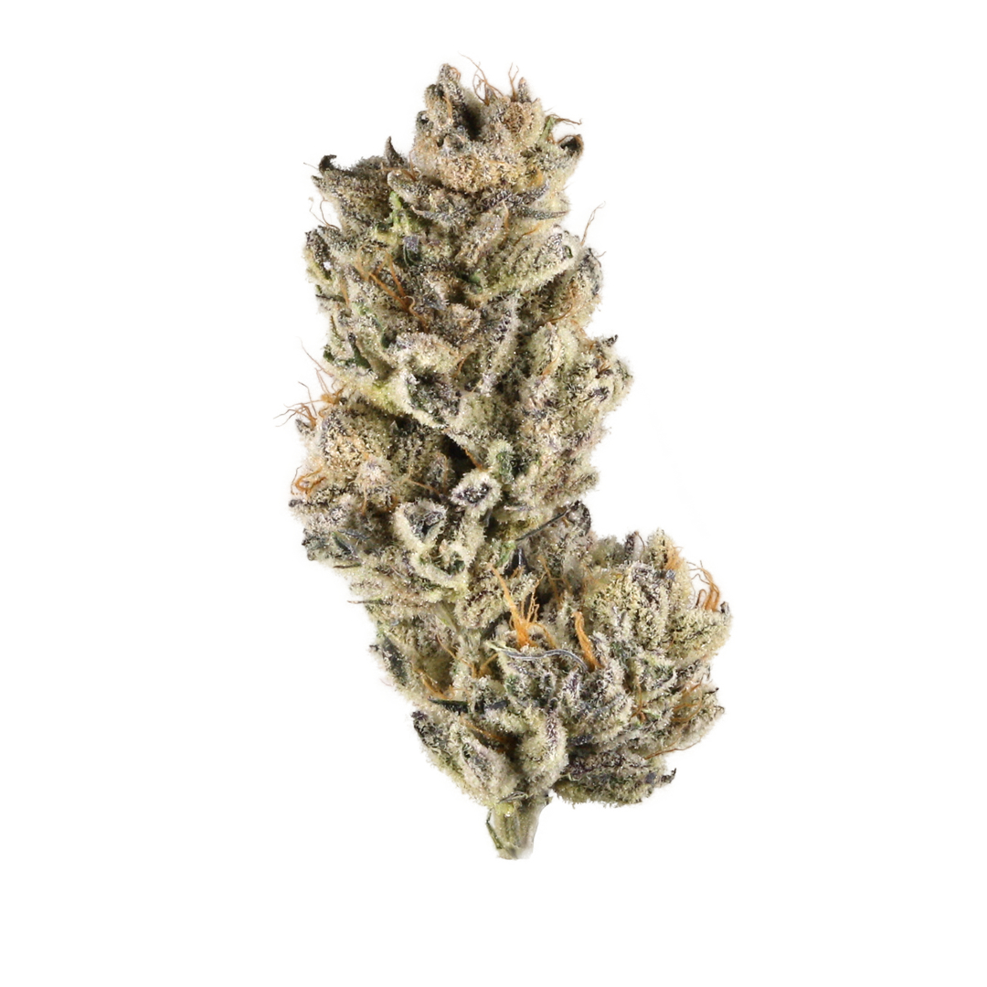 Moon Glow marijuana strain flower with berry and lemon flavor and energetic / uplifted effects - Rare Harvest hybrid
