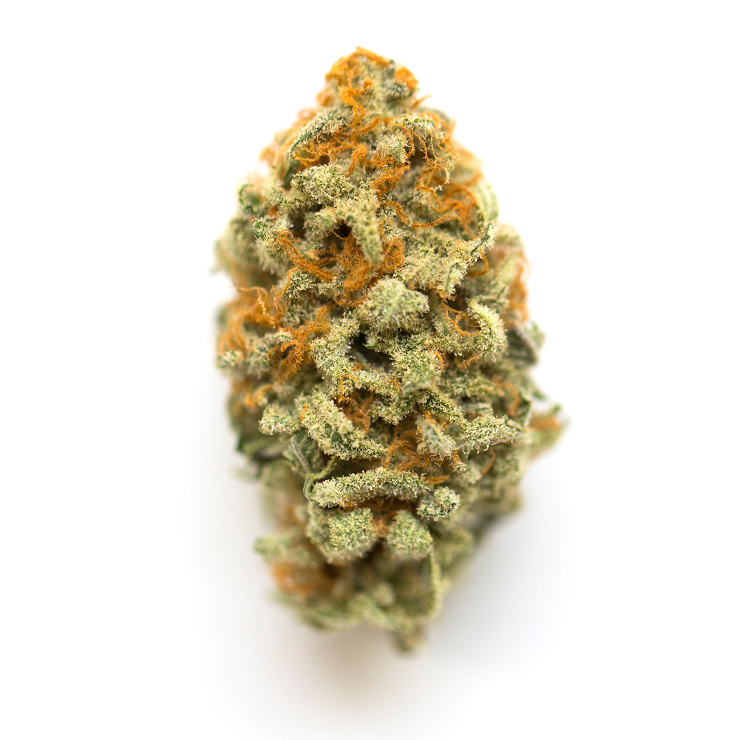 Meat Breath marijuana strain flower with pepper and chestnut flavor and sleepy / tingly effects - Rare Harvest indica