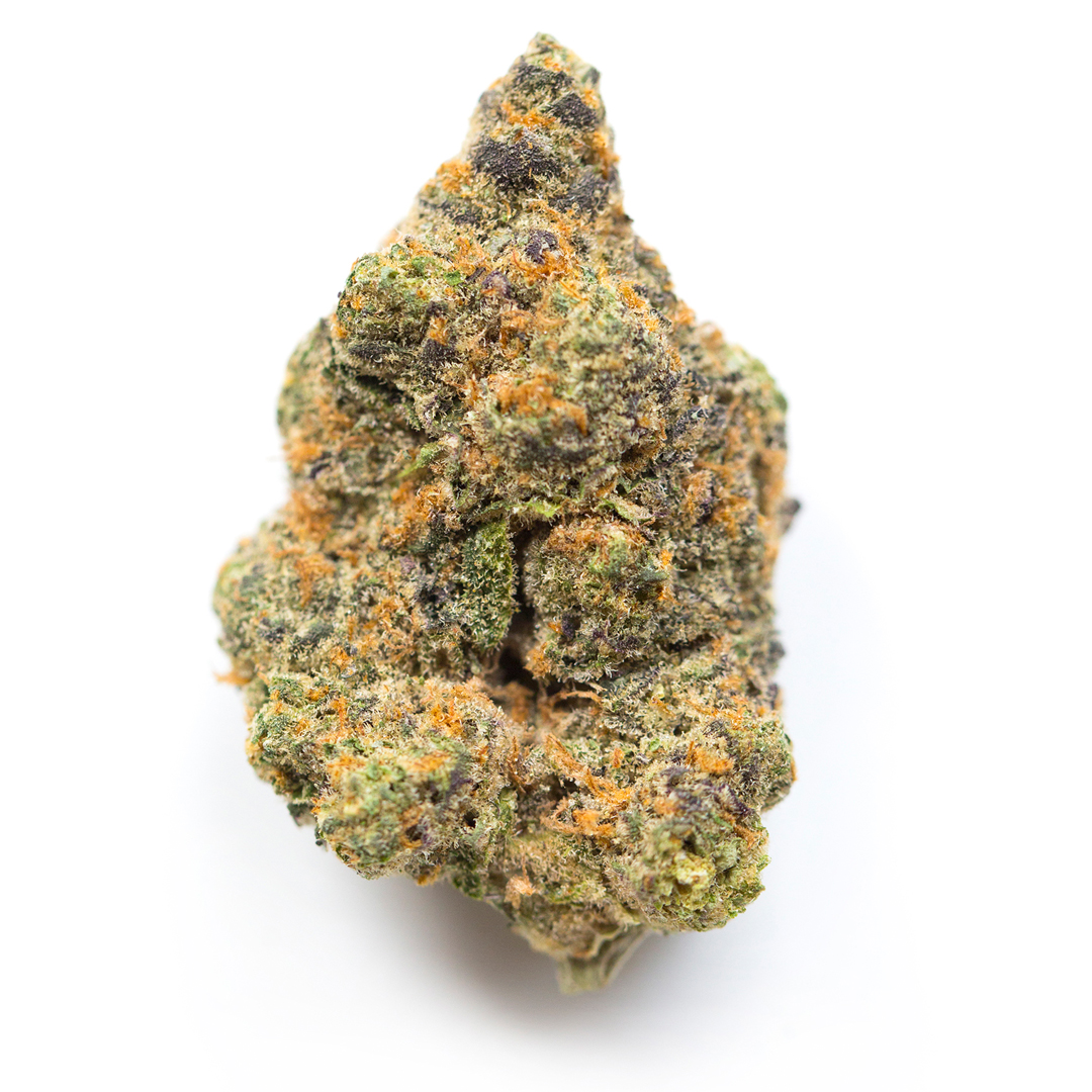 Slurricrasher marijuana strain flower with tar and grape flavor and relaxed / euphoric effects - Rare Harvest hybrid