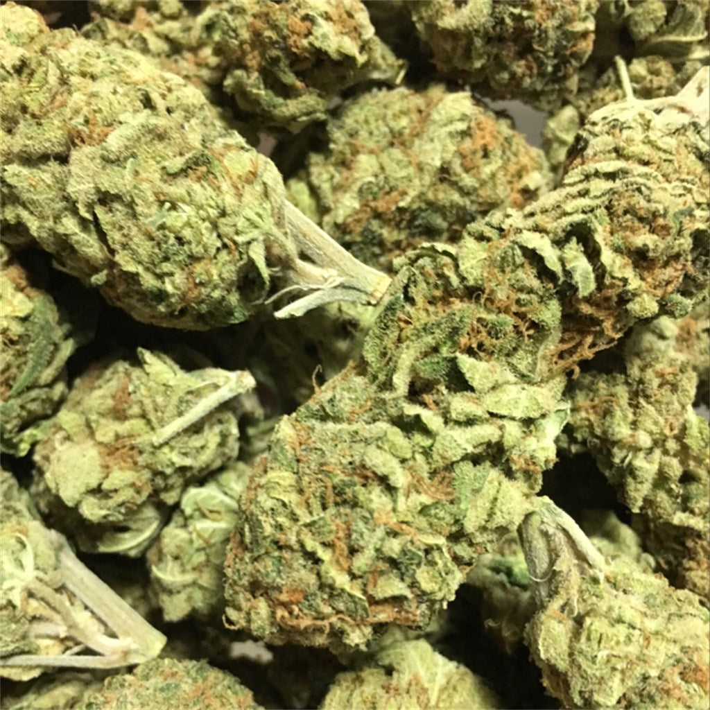 Strawberry Cheesecake marijuana strain flower with cheese and strawberry flavor and relaxed / sleepy effects - Rare Harvest indica