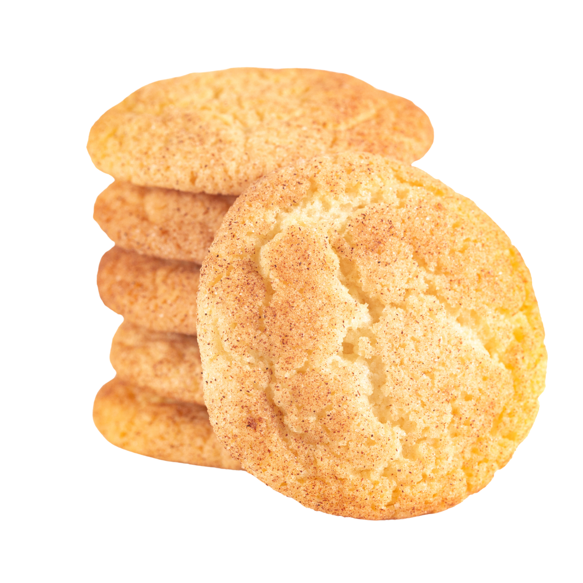 THC Snickerdoodle Cookie weed edible close-up showing stack of cookies
